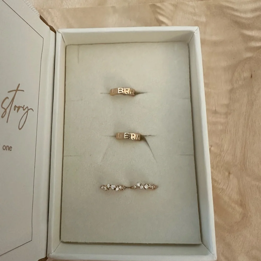 Galaxy Huggie Hoops Made by Mary x Emilie Kiser Earrings - Picture 3 of 5